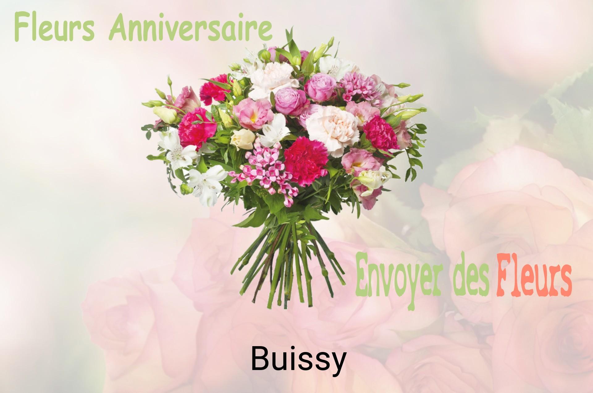 Bouquet de fleurs d’anniversaire livré à Buissy